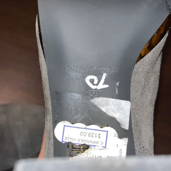 FP grey suede platform boots - Picture 6 of 7